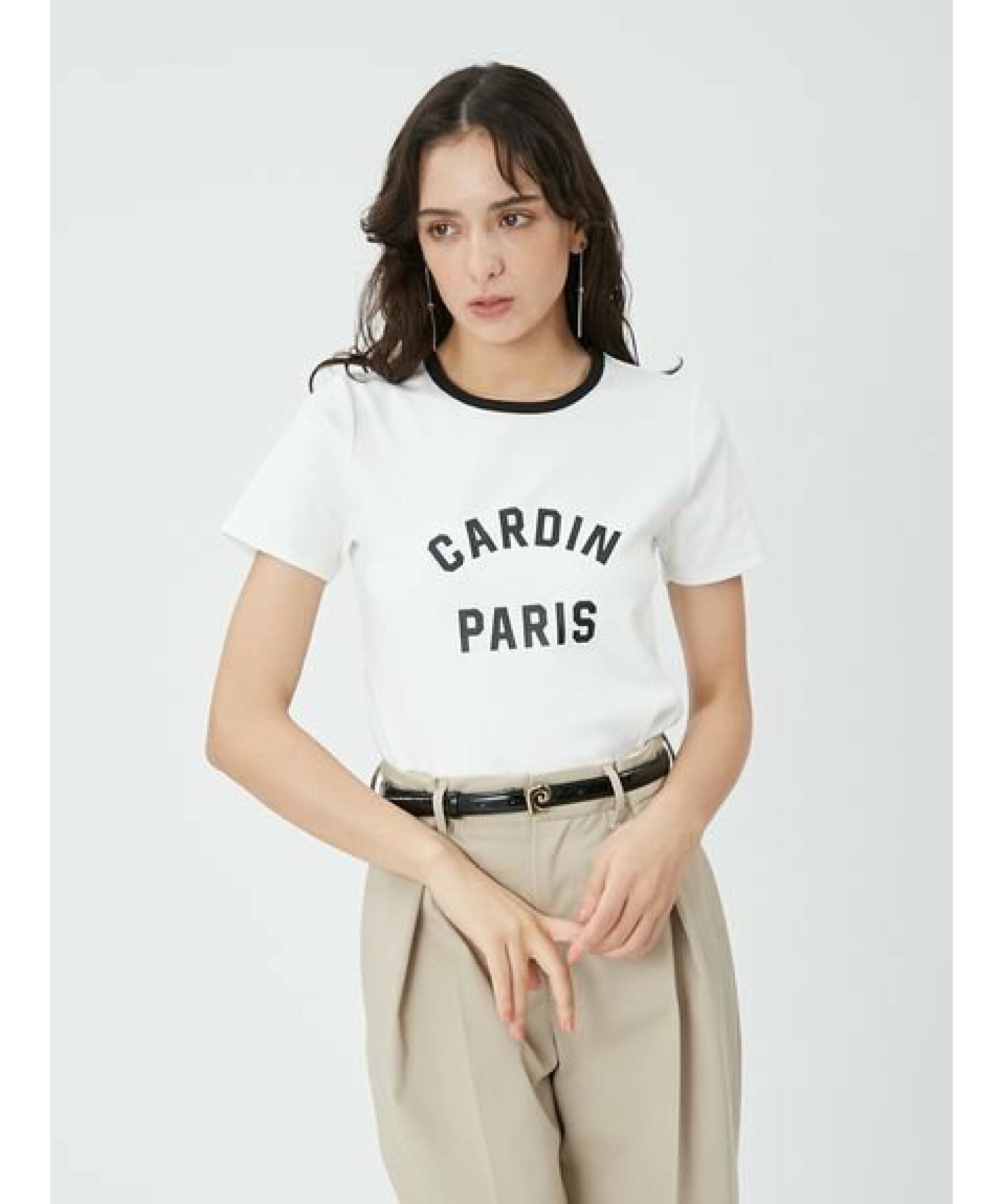 【pierre cardin】フライスコンパクトTシャツ